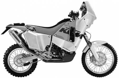 KTM 660 LC4 Rally Factory Replica