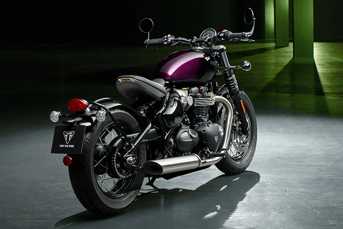 Triumph Bonneville Bobber Purple Stealth Edition 2024