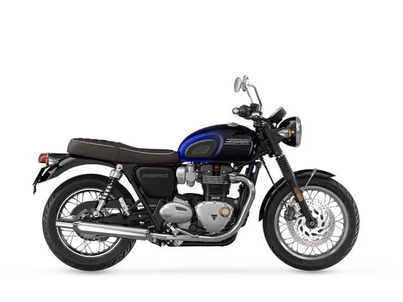 Triumph Bonneville T120 Blue Stealth Edition 2024