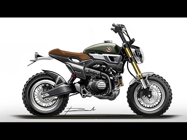Honda Grom 50 Scrambler Concept-Two